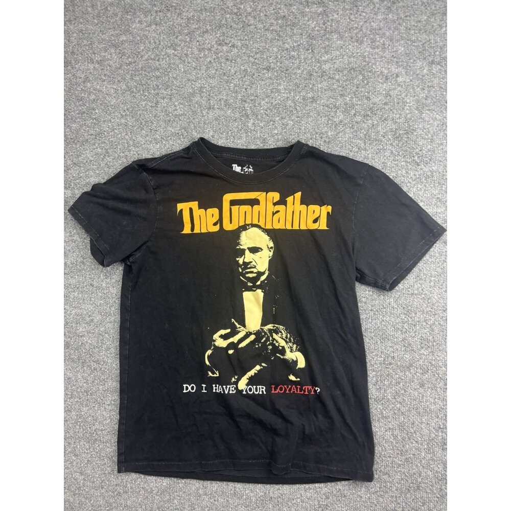 The Godfather Shirt Mens Small Black Do I Have Your Loyalty Graphic Tee Movie